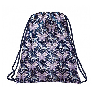 BackUp ergonomikus iskolatáska hátizsák SZETT – Butterfly