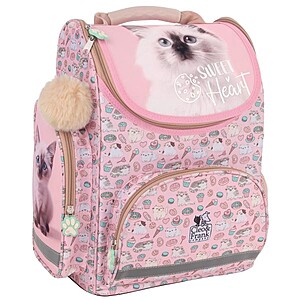 Cleo és Frank cicás ergonomikus iskolatáska – Sweet Heart