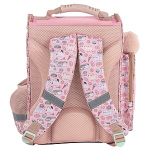 Cleo és Frank cicás ergonomikus iskolatáska – Sweet Heart
