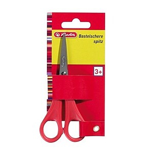 Herlitz hegyes iskolai olló jobbkezes 13 cm – többféle színben