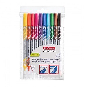 Herlitz my.pen tűfilc és filctoll 2in1 készlet 10 db-os