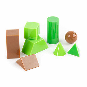 Kidea 3D geometriai formák 8 db-os Game