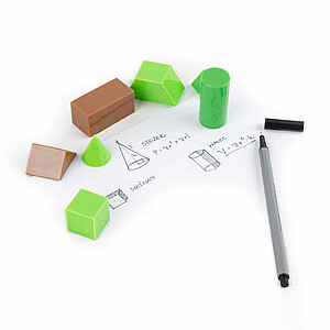 Kidea 3D geometriai formák 8 db-os Game