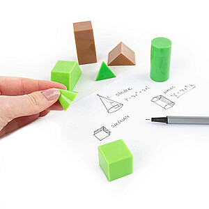 Kidea 3D geometriai formák 8 db-os Game