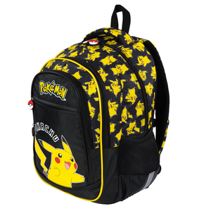 Pokemon ergonomikus iskolatáska, hátizsák – Black