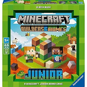 Ravensburger Minecraft Builders and Biomes Junior társasjáték