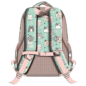 St. Right cicás iskolatáska, hátizsák 39 cm – Charming Cats