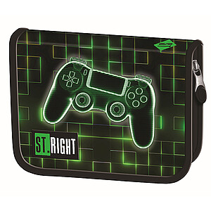 St. Right iskolatáska, hátizsák SZETT 39 cm – Neon Pad