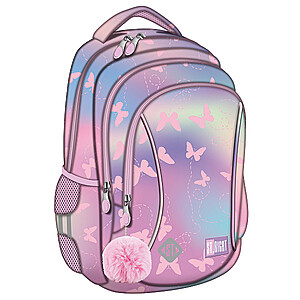 St. Right pillangós ergonomikus iskolatáska, hátizsák 39 cm – Pink Ombre