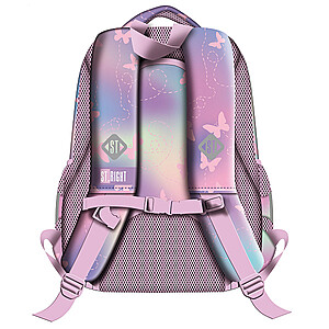 St. Right pillangós ergonomikus iskolatáska, hátizsák 39 cm – Pink Ombre