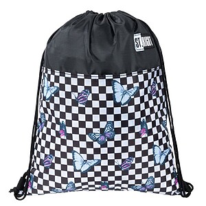 St. Right iskolatáska, hátizsák SZETT 43 cm – Chessboard Butterfly