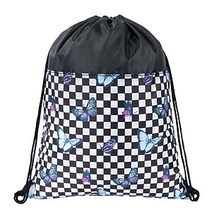 St. Right iskolatáska, hátizsák SZETT 43 cm – Chessboard Butterfly