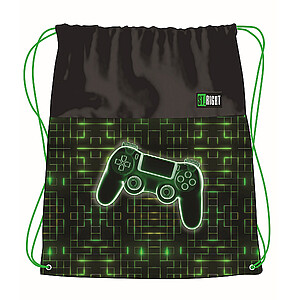 St. Right iskolatáska, hátizsák SZETT 39 cm – Neon Pad