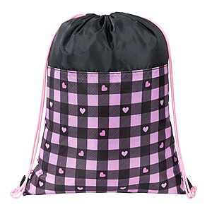 St. Right gurulós iskolatáska SZETT – Pink Checkered