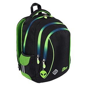 St. Right iskolatáska, hátizsák 39 cm SZETT – Green Power
