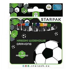 Starpak focis zsírkréta készlet 12 db-os – Green