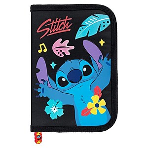 Stitch iskolatáska, hátizsák SZETT – Black Aloha