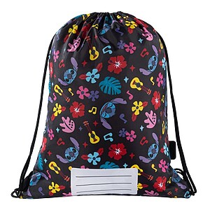 Stitch iskolatáska, hátizsák SZETT – Black Aloha