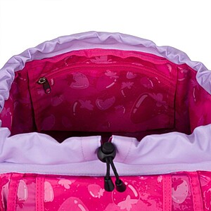 Topgal merevfalú iskolatáska csatos KIRA – Purple Heart