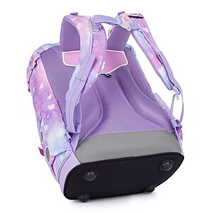 Topgal merevfalú iskolatáska csatos KIRA – Purple Heart