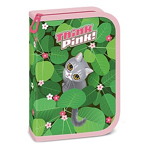 Ars Una cicás kihajtható felszerelt tolltartó – Think Pink Leaves
