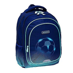 Astra ergonomikus focis iskolatáska, hátizsák – Football Light