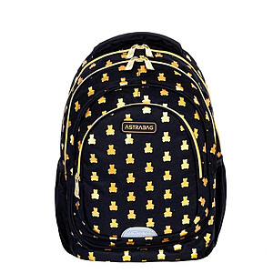Astra ergonomikus iskolatáska, hátizsák 39 cm – Golden Teddy