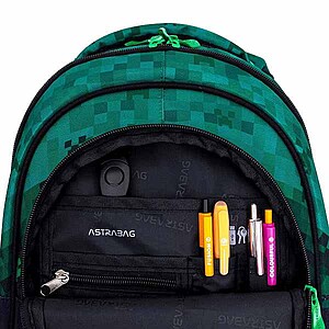 Astra gamer ergonomikus iskolatáska, hátizsák 39 cm – Best