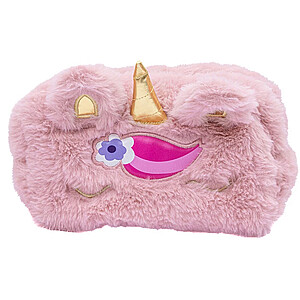 Astra szőrmés szögletes tolltartó, neszesszer – Fluffy Unicorn