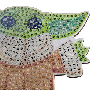 Baby Yoda Gyémántszemes kirakó – Grogu