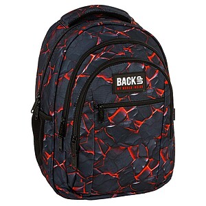 BackUp iskolatáska hátizsák – Black Lava