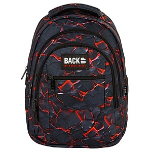 BackUp iskolatáska hátizsák – Black Lava