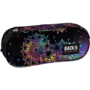 BackUp ovális tolltartó – Black Mandala