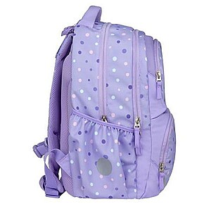 Belmil ergonomikus iskolatáska hátizsák – Purple Dots
