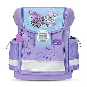 Belmil ergonomikus iskolatáska – Purple Blue Butterfly