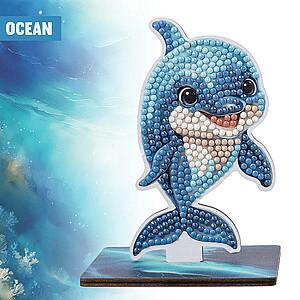 Gyémántszemes kirakó – Delfin