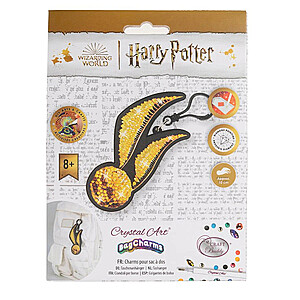 Harry Potter gyémántszemes kirakó táskadísz – Arany cikesz