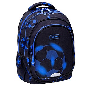 Head focis ergonomikus iskolatáska, hátizsák 39 cm – Blue Neon