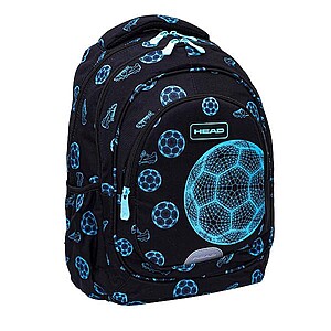 Head focis ergonomikus iskolatáska, hátizsák 39 cm – Football Fan
