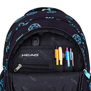 Head focis ergonomikus iskolatáska, hátizsák 39 cm – Football Fan