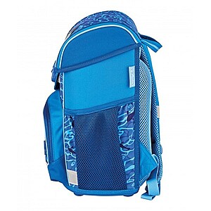 Herlitz Loop Plus cápás iskolatáska szett – Blue Shark