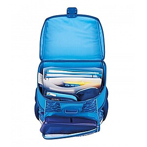 Herlitz Loop Plus cápás iskolatáska szett – Blue Shark