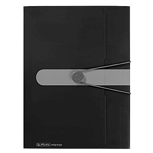 Herlitz PP gumis mappa A4 – fekete