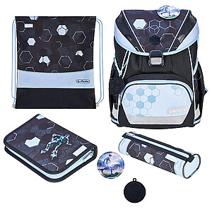 Herlitz UltraLight XL Plus focis iskolatáska SZETT – Cyber Soccer