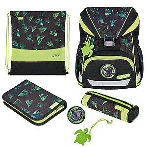 Herlitz UltraLight XL Plus iskolatáska SZETT – Jungle Explorer