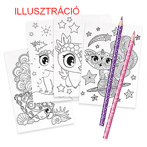 Nebulous Stars 3 emeletes tolltartó, felszerelt – Estrelia rózsaszín