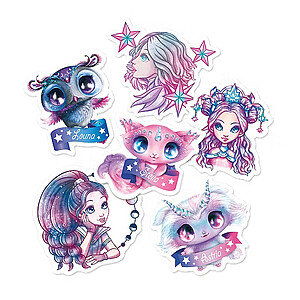 Nebulous Stars vinyl matrica készlet 50 db-os – Estrelia&Nebulia