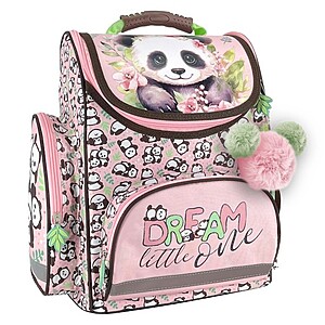 Pandás ergonomikus iskolatáska SZETT – Dream