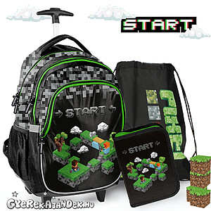 Paso gamer gurulós iskolatáska SZETT  – Start Player