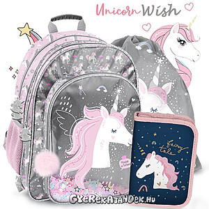 Paso Unikornisos iskolatáska hátizsák SZETT – WISH
